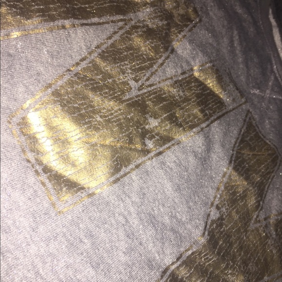 Aeropostale grey and gold sweater - Picture 3 of 3